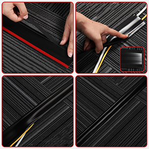 Serplex® 8.2Ft Floor Cord Cover, PVC Cord Covers for Wires on Floor
