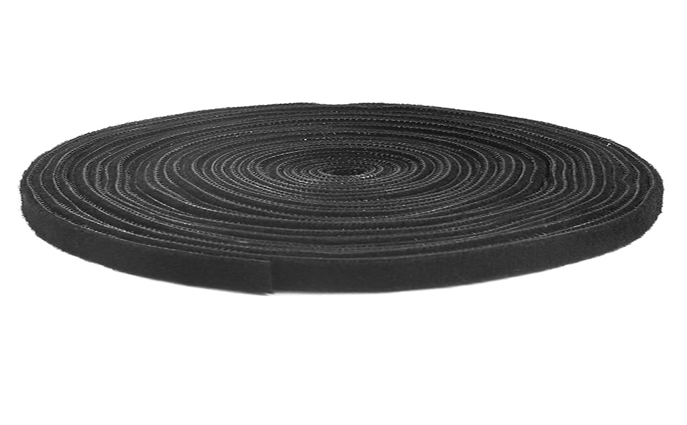 Store2508 Fastening Tape Cable Tie Double Side Hook & Loop Nylon Strap Power Wire Management (1 cm x 630 Cm)