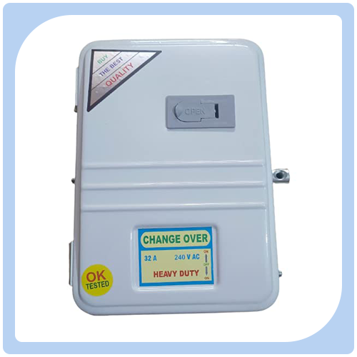 Dehmy Knife-Type 4-Pole Change Over Switch, 100A, 415V – Heavy Duty Metal Box for Home, Schools & Factories, Reliable Circuit Breaker Protection, Easy Installation