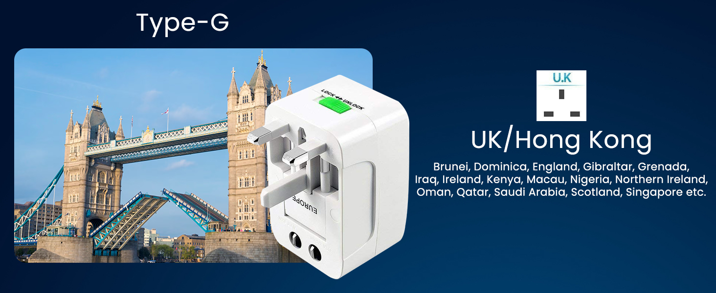 Universal Travel Plug Adapter Worldwide International All in One Portable Travel Adapter Wall AC Power Plug Adapter Wall Charger with Dual USB Charging Ports for USA EU UK AUS Cell Phone Mobile Laptop