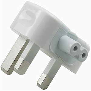 Etzin Mac AC Power Charger Adapter United Kingdom Wall Folding Plug Duckhead, 3 Pin UK Plug Converter Travel Charger UK Standard Adapter Compatible with MacBook Air/Mac iBook/iPhone/iPod EPL-1004P