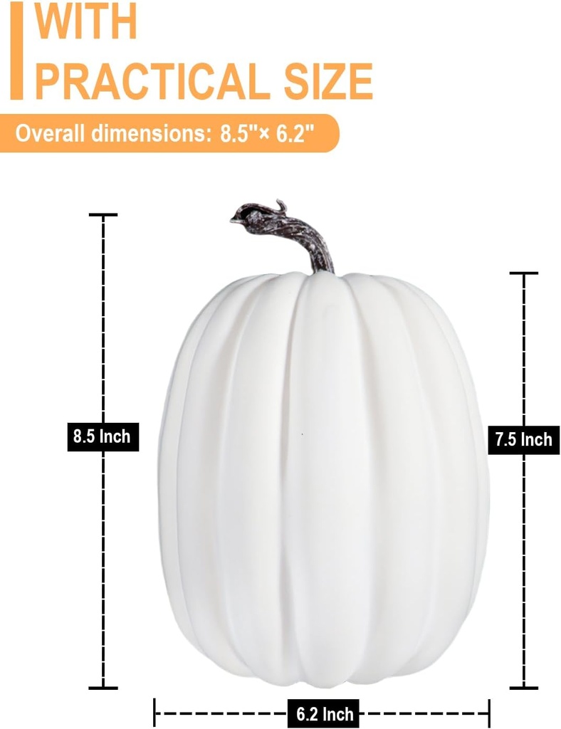 vensovo-2pcs-8-inch-white-plastic-pumpki-2.jpg