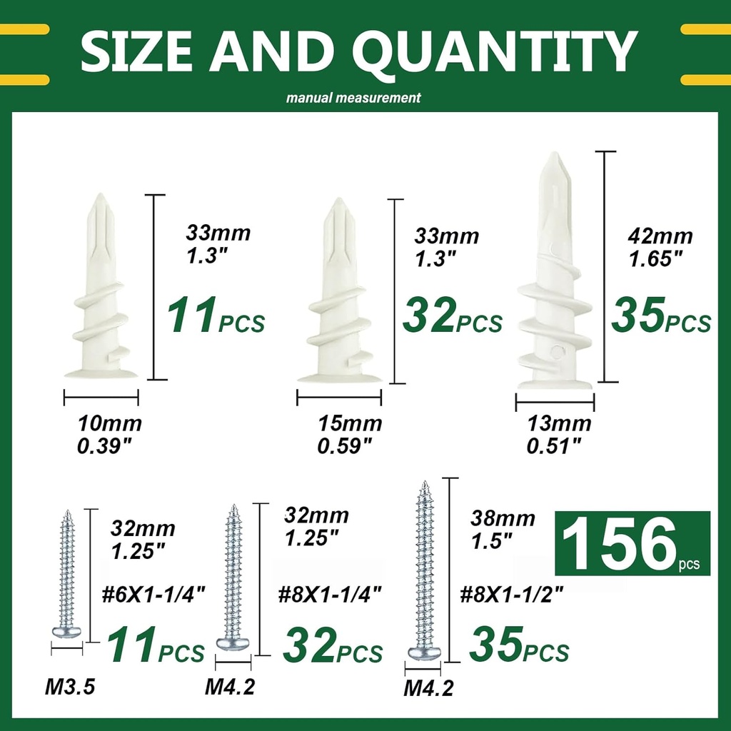 156pcs-self-drilling-drywall-anchors-and-2.jpg