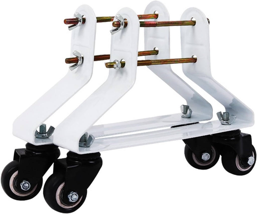 Generic 2Pcs Electric Heater Caster Frame Base 9inch Long Replace Parts Replacements, length 23cm, White and Black