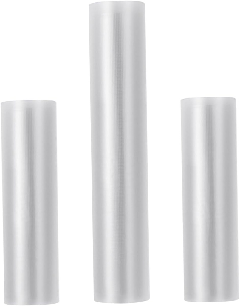 3rolls Transparent Food Bags - Sealer Bags for Home Storage Safety Food Convenient Multi-function Vacuum Pouch