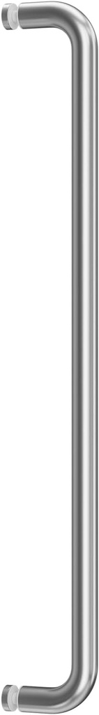 Ranbo Glass Shower Door Towel Bar 24 Inch Stainless Steel Sliding Shower Door Handle Replacement with Brushed Nickel Finish for Commercial and Residential Glass Doors