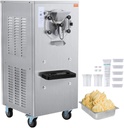 VEVOR Commercial Ice Cream Machine, 2400w 1-Flavor Hard Serve Ice Cream Maker, 20-25L/H Yield, 8L Stainless Steel Cylinder, Digital Control Auto Clean, Adjustable Texture for Restaurants, Snack Bars