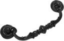 5.25" C-C Bail Drawer Pull Drop Dresser Handle Cabinet Pull Knob Hardware Vintage Style Antique Black 5 1/4" 135mm Centers (Antique Black,1)