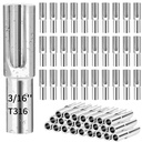 50 Pack 3/16’’ Invisible Cable Railing Kit,T316 Stainless Steel Invisible Toggle Termination Concealed Anchor Adjustable Hardware Cable Tensioner for Metal Railings Wall Wood Corner Posts (50)