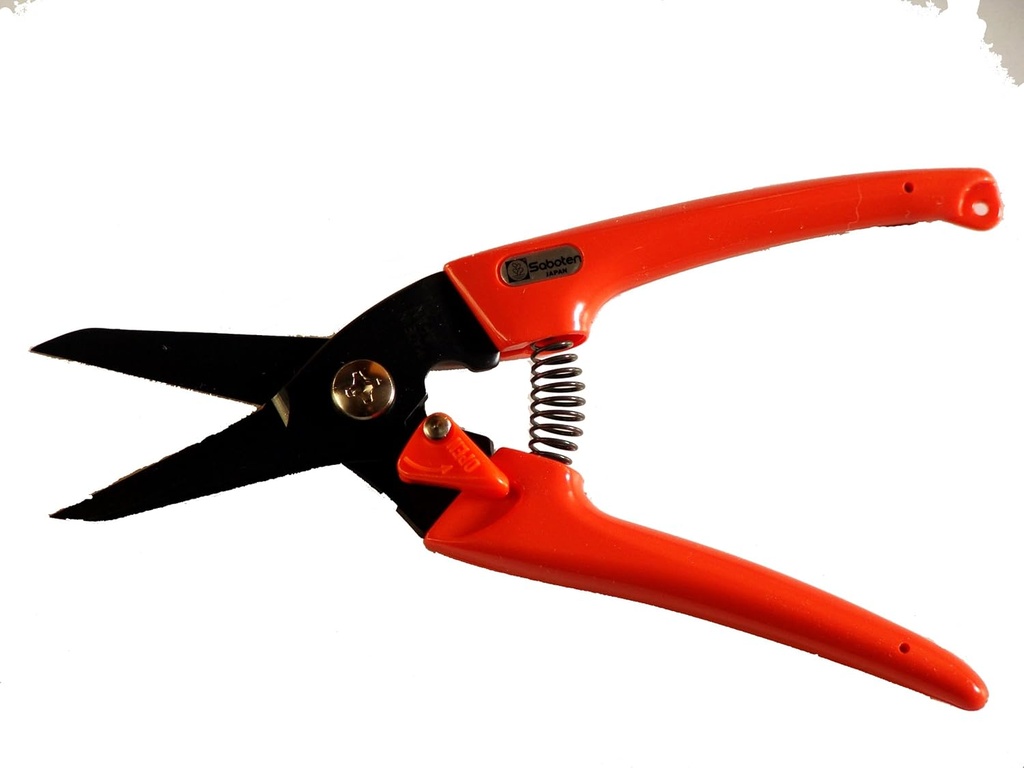 Saboten Pruning Shears for Women Slim Orange 1211-O (Japan Import)