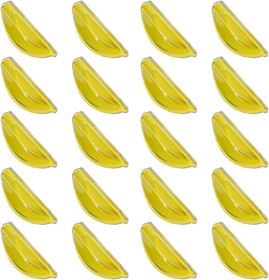 40 Pcs Plastic Banana Cake Containers with Lids Food Storage Boxes for Desserts Cookies Salads Home Bakery Cafe Organization