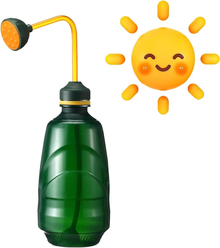 Mini Watering Can Indoor Plants, Small Seedling Watering Can Outdoor, Tiny Succulent Bottle for Indoor Plants for Kids Gardening (Green)