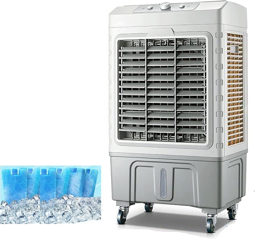 Mobile Air Conditioner,Portable Evaporative Air Cooler,3 Speed Fan,4 Universal Wheels,For Commercial Home