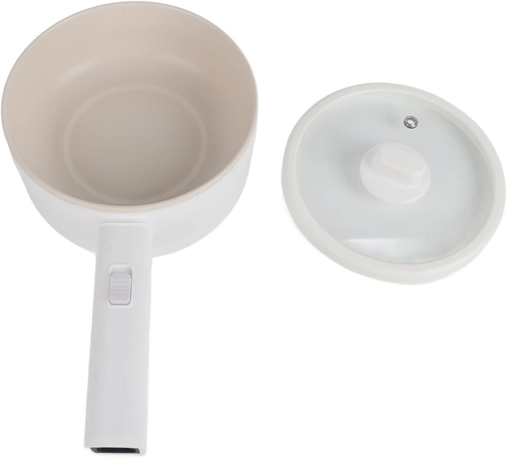 Steamer For Food, Electric Pan Cooking 1.8L Single Layer Multifunctional Cooker, Annular Heating, For Cook Steak, Chicken, Fried Rice, Steam Noodles, Eggs, Enjoy a Dinner (US