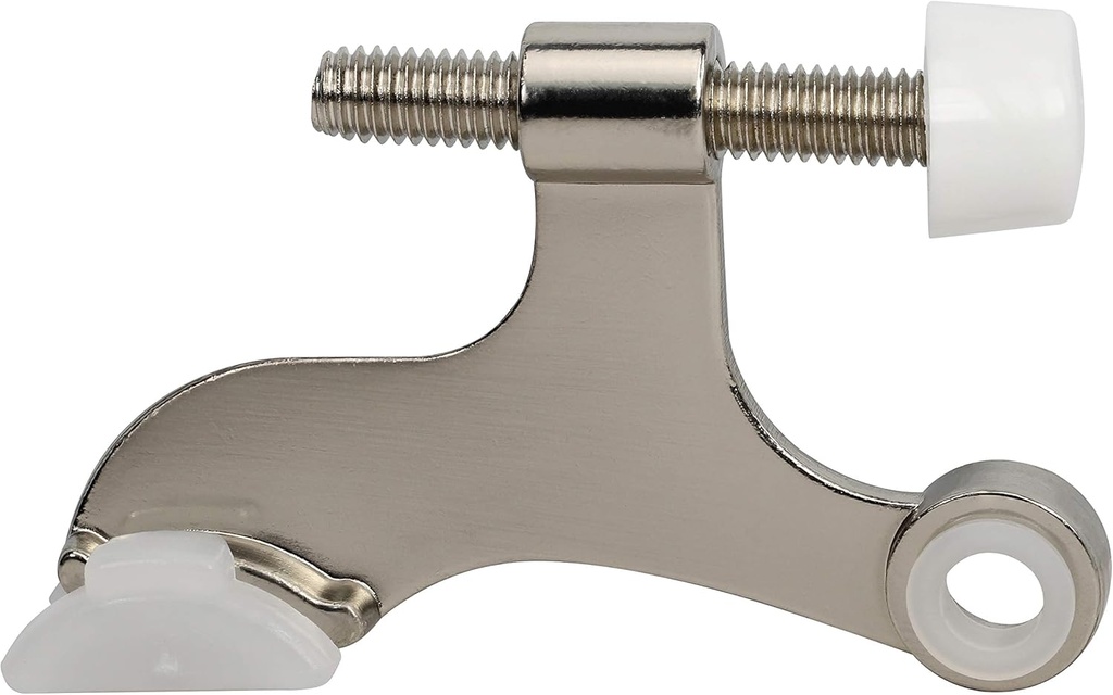 10 Pack Rok Hardware Adjustable Heavy Duty Hinge Pin Door Stop in Brushed Nickel Finish, ROKDSP1BN