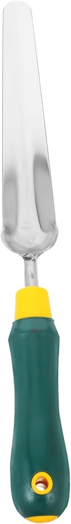 HEMOTON 1Pc Stainless Steel Garden Shovel Durable Shovel with Ergonomic Handle Portable Planting Tool for Gardening and Weeding for Home Flowerpots and Flower Plants