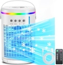 Portable Air Conditioner,3-IN-1 Evaporative Personal Mini Air Cooling Fan with Remote,1400ml Water Tank,Night Light,3 Speed Humidify 1-4H Timer Air Cooler Fan (upgrade)