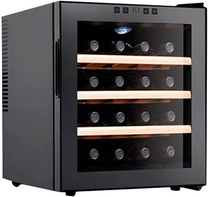 16 Bottle Compressor Wine Cooler Refrigerator Large Freestanding Wine Cellar 41f-64f Digital Temperature Control Wine Fridge for Red, Champagne Or Sparkling Wine
