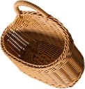 Hanging Wall Basket Medium Woven Storage for Home Decor for Organizing Kitchen Fruits Vegetables and Household Items Artistic Design Enhances Wall Aesthetics