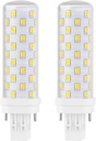 GX23-2 LED Bulb, 4000K Neutral White, Two Prong CFL Light Bulb Replacement for 13 Watt 2 Pin Compact Fluorescent Bulb in Bathroom Fan, Kitchen Light 10W 2-Pack (Magnetic Ballast Compatible)