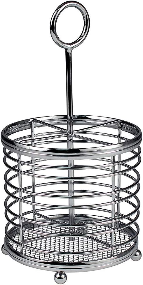 Spectrum Diversified Contempo Silverware Caddy/Holder, Chrome
