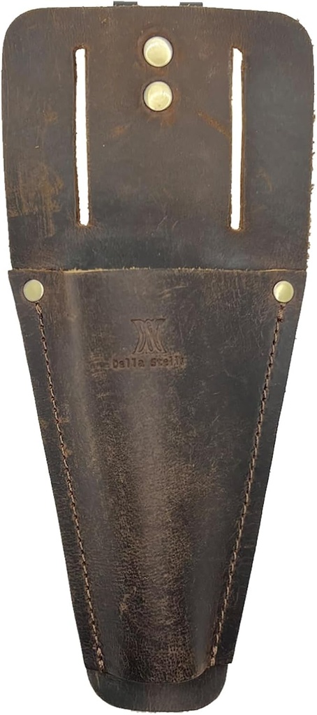 Full-Grain Leather Pruner Sheath with Clip, Garden Scissor Sheath Holster, Pruning Shears Protector for F910 Pruners Scissors Tool