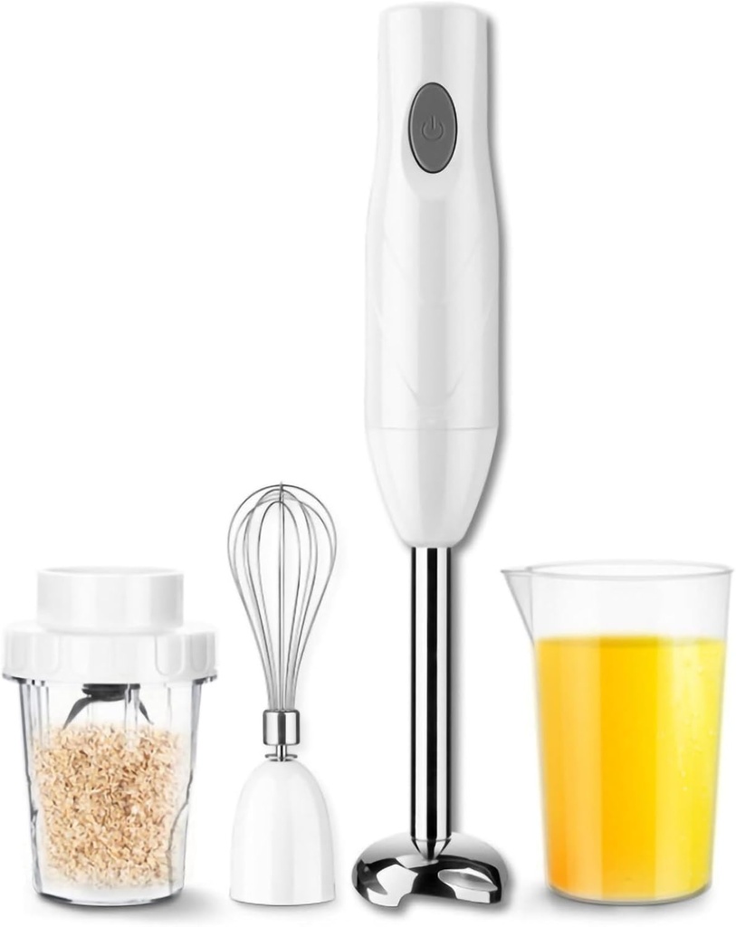 Stainless Steel Hand Blender 150W Immersion Blender Handheld 15000 RPM Baby Food Electric Mixing Stick For Soup, Baby Food, Juices, Milkshake, Smoothie (Color : A)