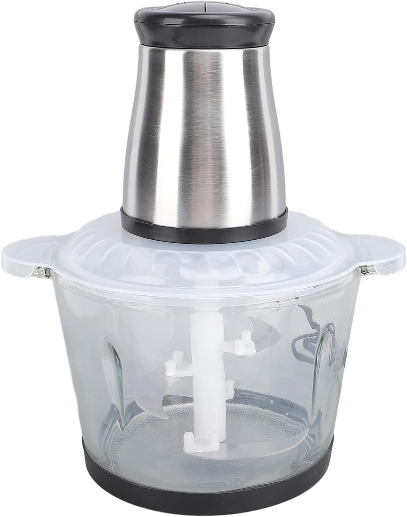 Food Processors Small Food Grinder Kitchen Essentials for Nuts Meat Onion Garlic Baby Food Electric Food Processor 3L 300W Meat Blender (US Plug 110V)