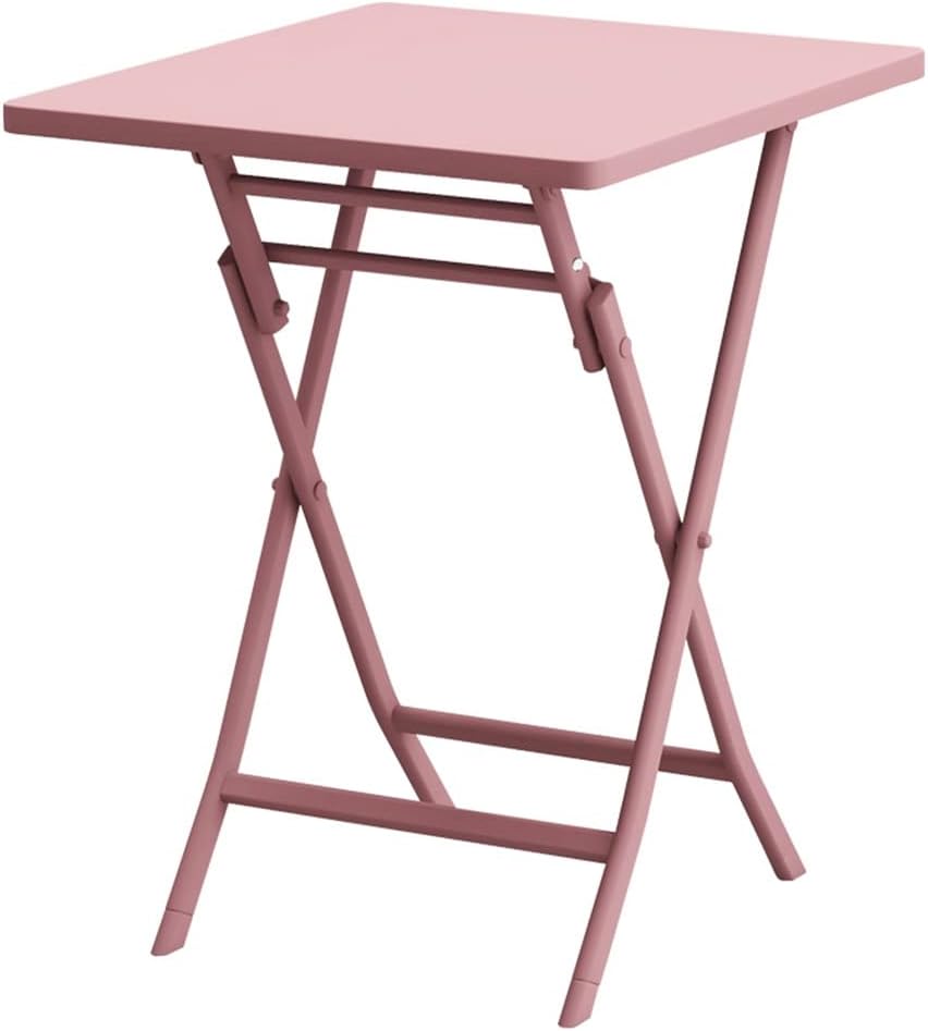 Folding Patio Table - Round/Square Multipurpose Coffee Table for Indoor and Outdoor Use - Ideal for Yard, Garden, Bistro