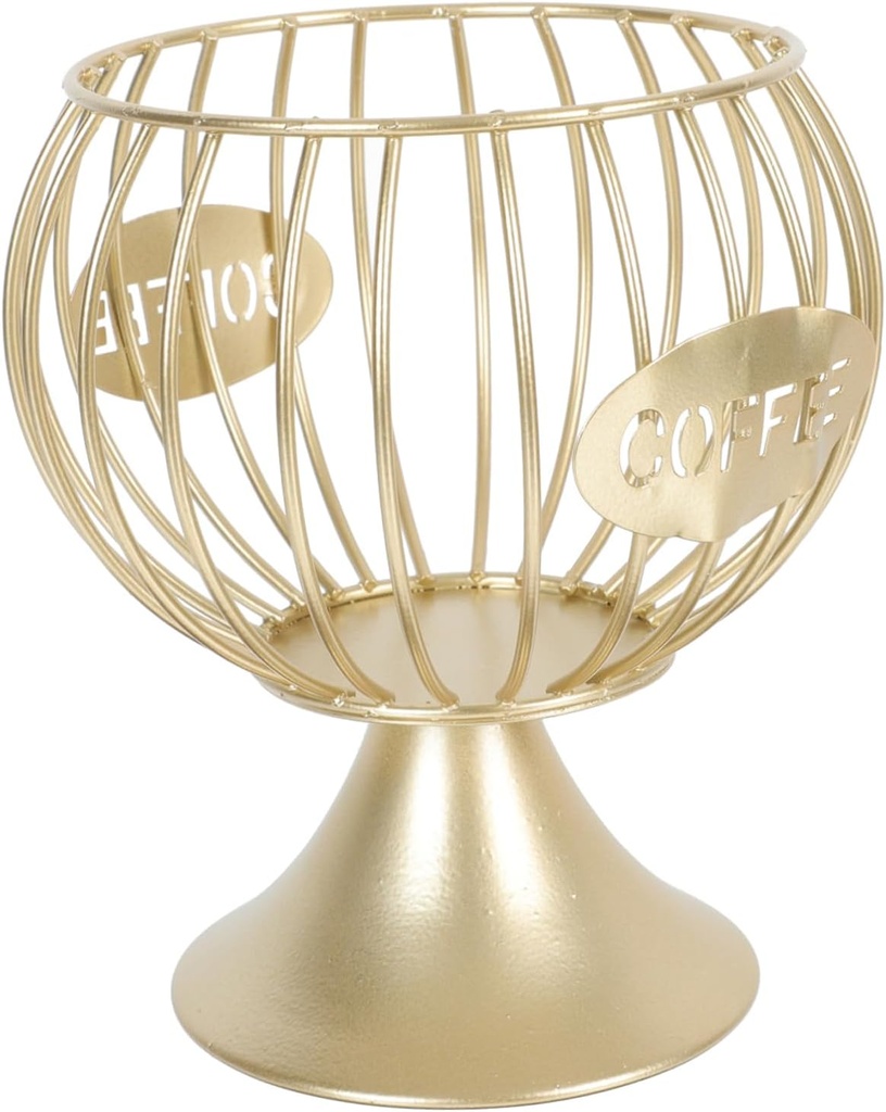 Coffee Organizer Station Iron Storage Basket Fruit Holder Snack Basket