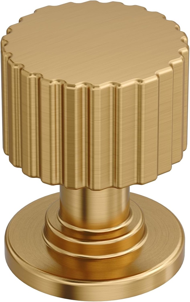 Amerock Ballard 1 inch (25mm) Diameter Champagne Bronze Cabinet Knob, BP37640CZ