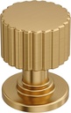 Amerock Ballard 1 inch (25mm) Diameter Champagne Bronze Cabinet Knob, BP37640CZ