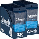 Cottonelle Fresh Care On-The-Go Flushable Wet Wipes, Adult Wet Wipes, 24 On-The-Go Pack, 14 Wipes Per Pack (336 Total Wipes), Packaging May Vary
