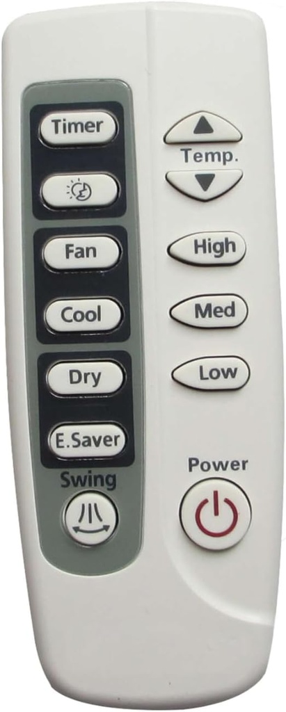 HCDZ General Replacement Remote Control for Samsung DB93-03018V AW069CB AW06ECB7 AWT20FBMBB AWT24FBMBA AWT24FBMBB Window-Type Room Air Conditioner