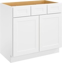 LOVMOR 36'' Bathroom Vanity, Single Sink Storage Unit, Large Capacity for Laundry Room, Kitchen, Shower Room & Utility Room.