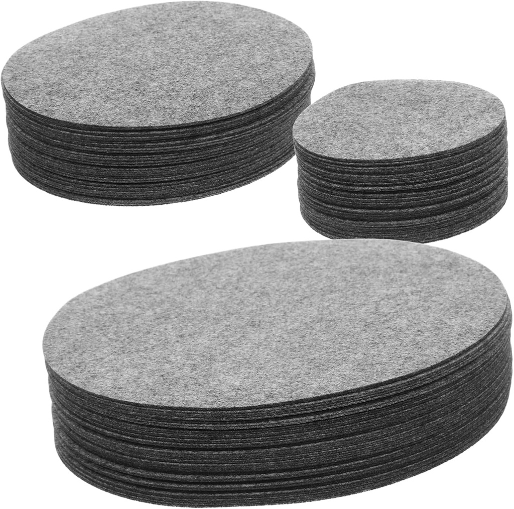 144pcs Round Felt Plate Protectors Soft Dish Dividers for Stacking Porcelain Cookware Multi-functional Storage for Home Restaurant Use