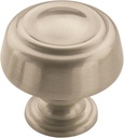 Amerock | Cabinet Knob | Satin Nickel | 1-5/8 inch (41 mm) Diameter | Kane | 1 Pack | Drawer Knob | Cabinet Hardware