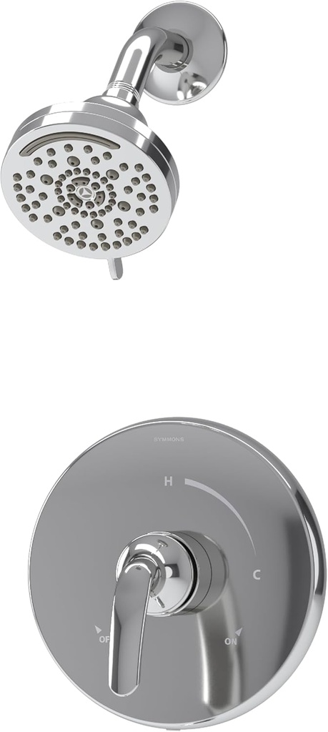 Elm Single Handle Wall Mount Shower Trim Kit in Polished Chrome (Valve Not Included) - 559115TRM