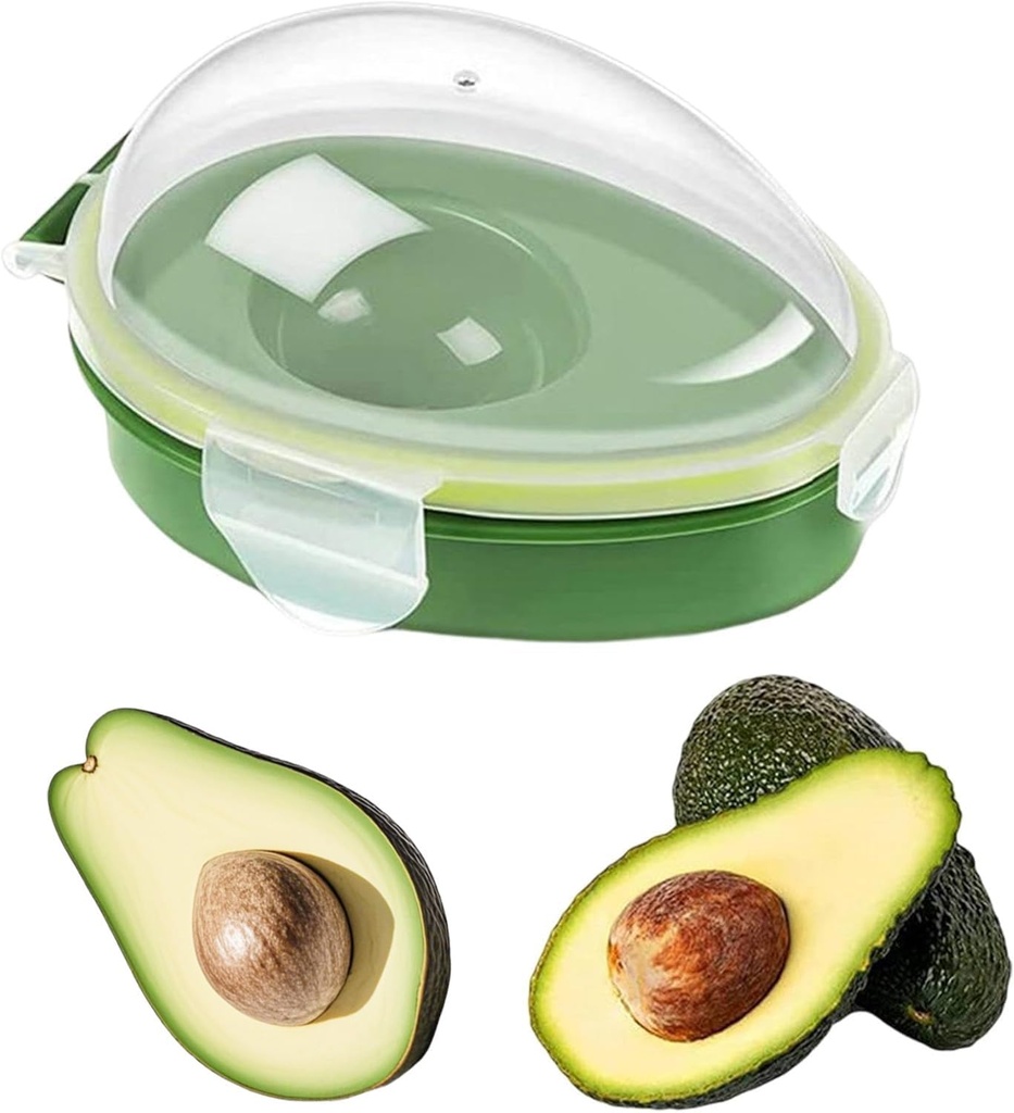 Nicerice Avocado Saver,Avocado Keeper,Avocado Fresh Saver for Fridge,Portable and Reusable Avocados Storage, Crisper to Keep Your Avocados Fresh for Days (1)