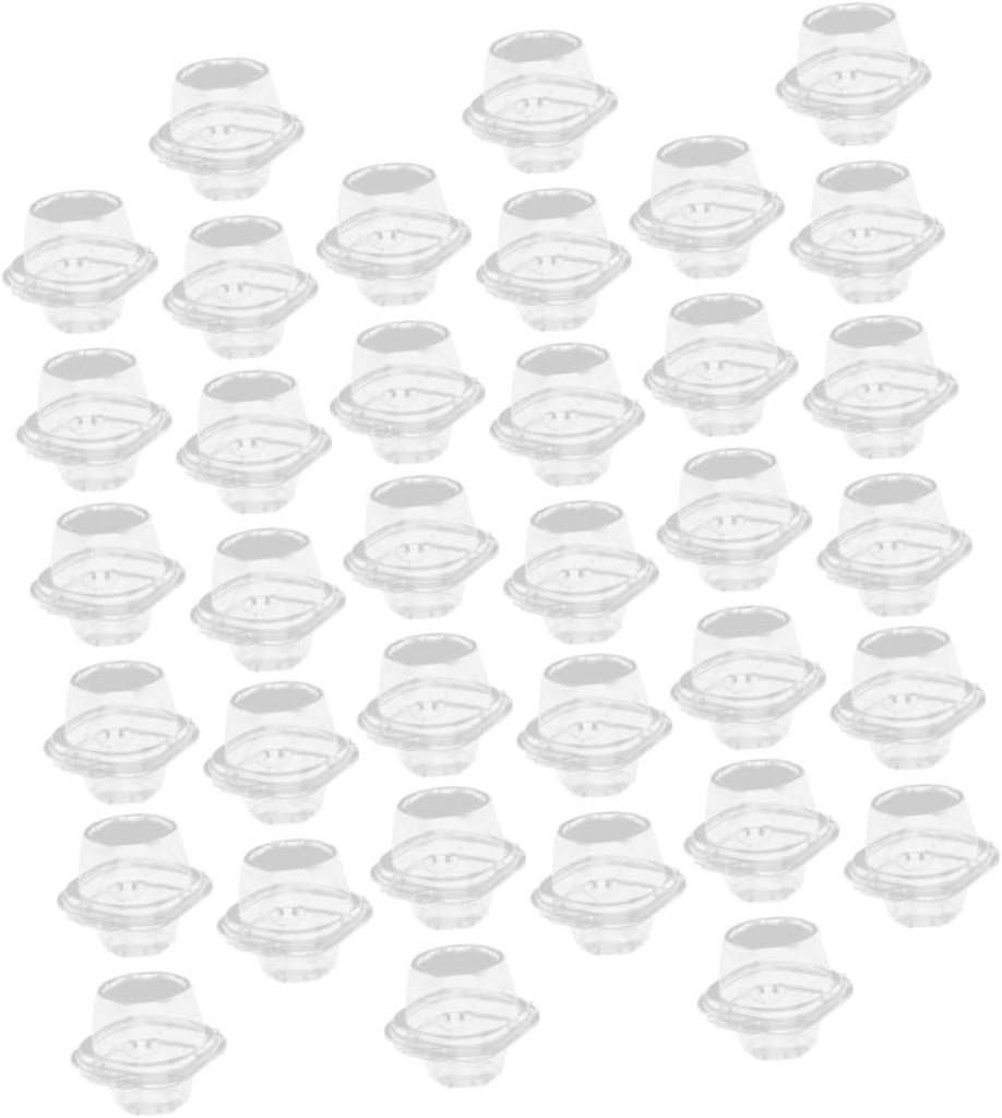 Alipis 100pcs Egg Tart Cup Cupcake Box Individual Cupcake Boxes Storage Containers