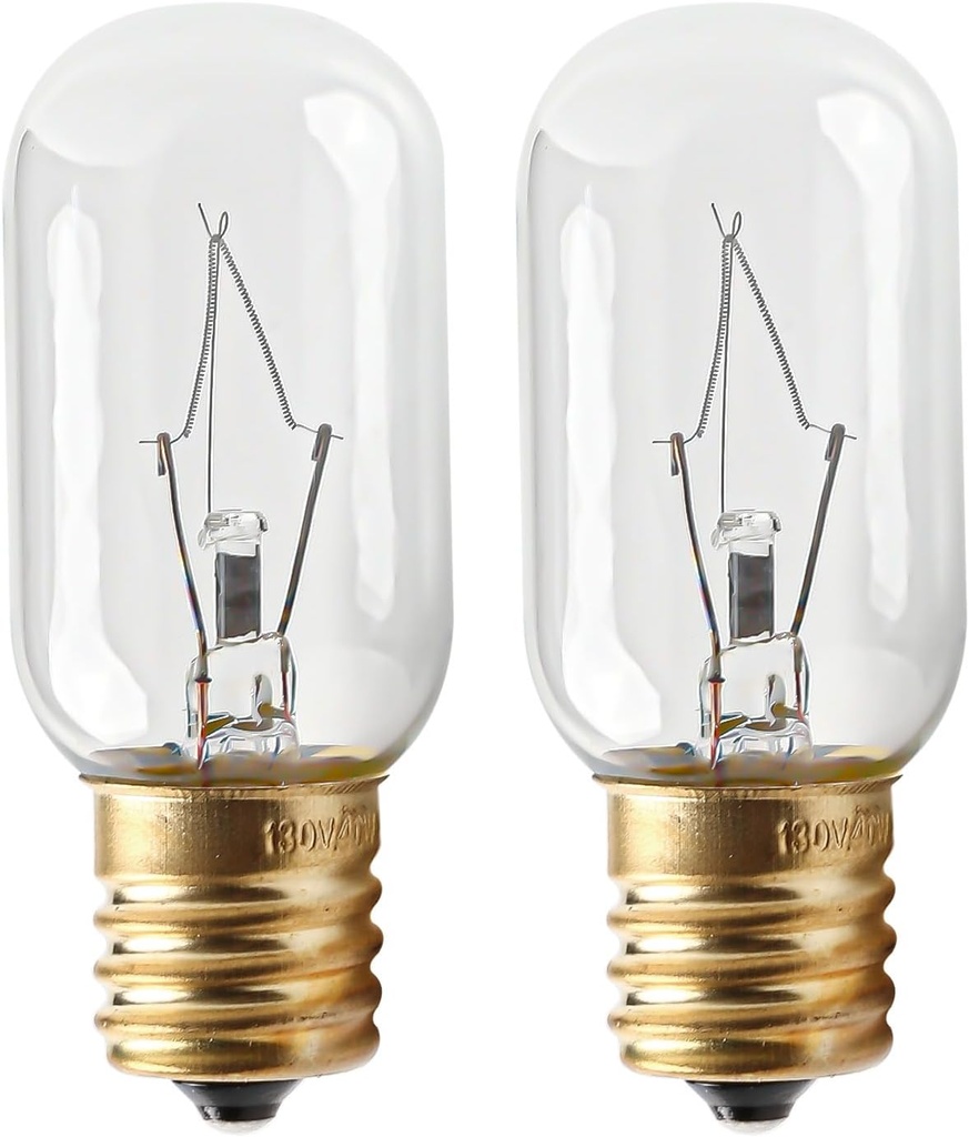 Seentech WB36X10003 Bulb 40W 130V Microwave Light Replacement Part Compatible with General Electric Hotpoint Microwave - 2-Pack