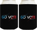 Election 2024 Drink Cooler Go Vote 2-Pack Can Drink Thermocoolers