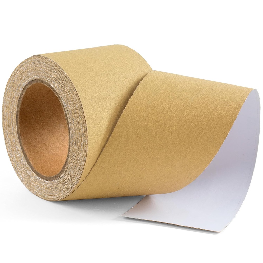 PSA Longboard Sandpaper 320 Grit Sandpaper Roll 20 Yard x 2-3/4” Wide Self Adhesive Stickyback Sandpaper for Woodworking,Automotive,Sanding Blocks