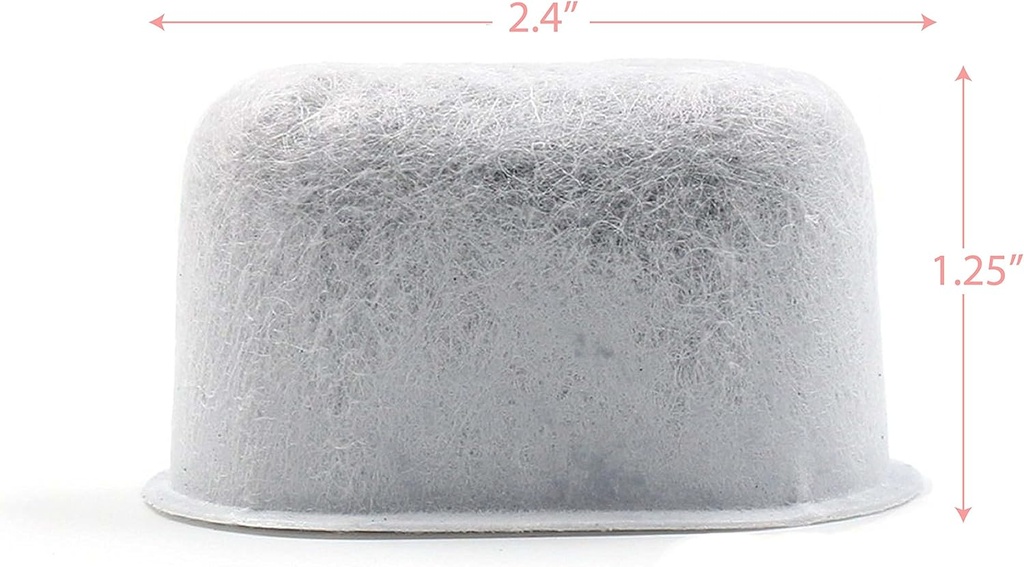 Nispira Activated Charcoal Water Filter Replacement Compatible with Kitchenaid Coffee Makers KCM22WF. Fits KitchenAid KCM222/ KCM223, KCM1402ER KCM1402 14-cup, 3 Filters