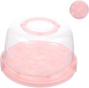 PRETYZOOM 1set Cake Storage Container Lid Portable Cake Carrier for Desserts Pies and Breads for