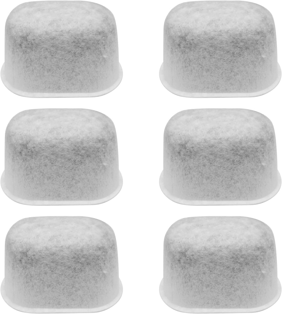 6 Pack Charcoal Water Filters for Breville Espresso Machine,Disposable Coffee Filters for Breville BWF100 Replacement