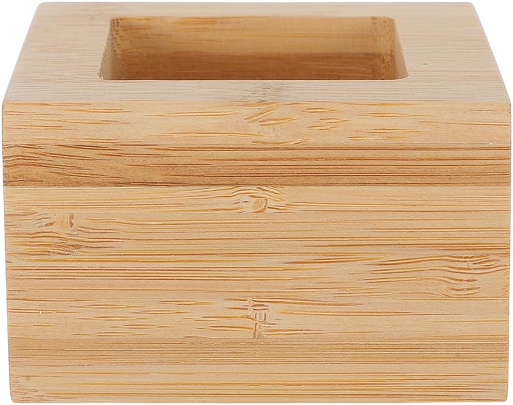 Square Wooden Sake Cups Traditional Japanese Drinking Utensil for Sake Tea and Hot Beverages Authentic Wooden Container for Home Bar and Kitchen Decor Khaki Finish