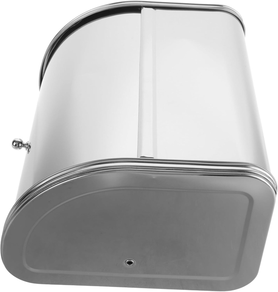 Healifty Box Food Holder Bread Kitchen Food Container Food Organizer Snack Container Stainless Steel Silver