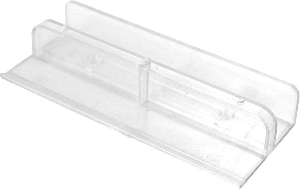 Prime-Line M 6067 Clear Nylon, Tub and Shower Enclosure Bottom Guide (Single Pack)