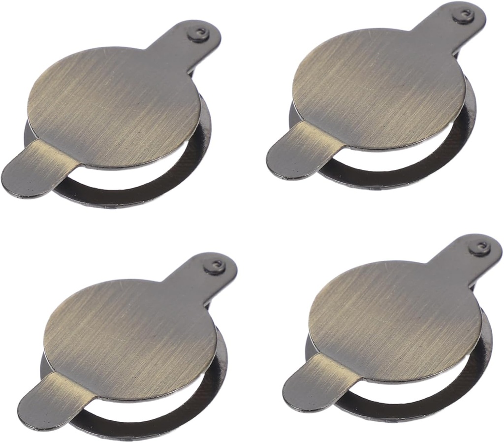 4pcs Copper Peephole Protector Covers Peeping Door Viewer Shield for Home Office Versatile Privacy Protection for Residential Commercial Doors